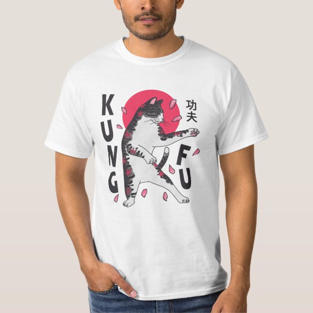 Kung Fu Cat T-Shirt (Front)