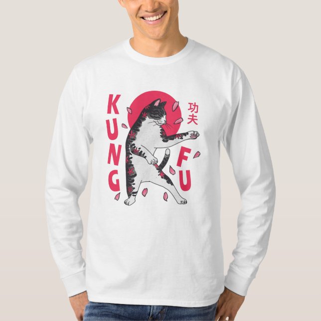 Kung Fu Cat T-Shirt (Front)