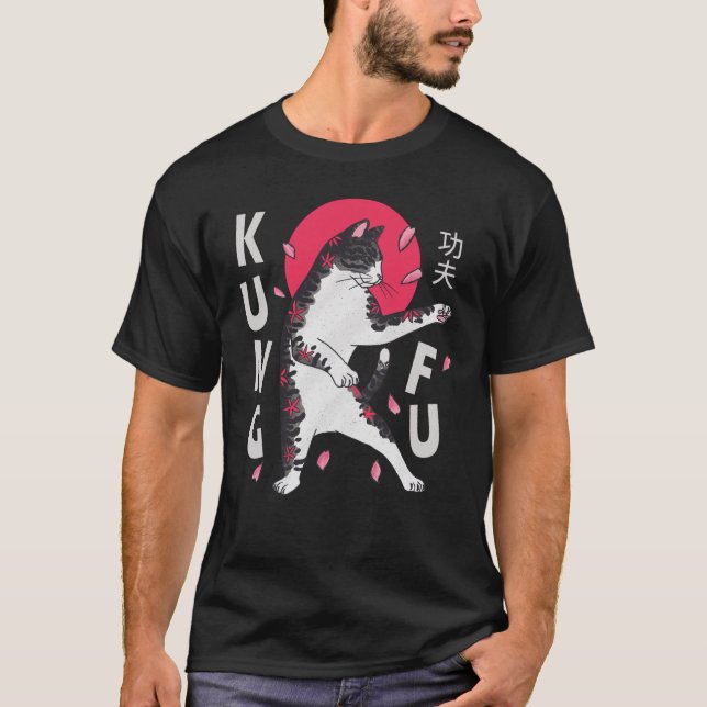 Kung Fu Cat T-Shirt (Front)