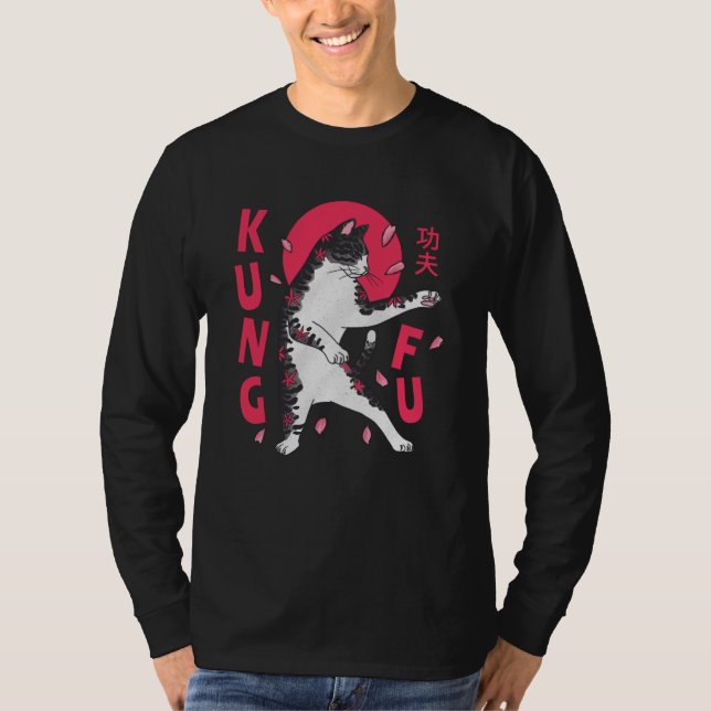 Kung Fu Cat T-Shirt (Front)