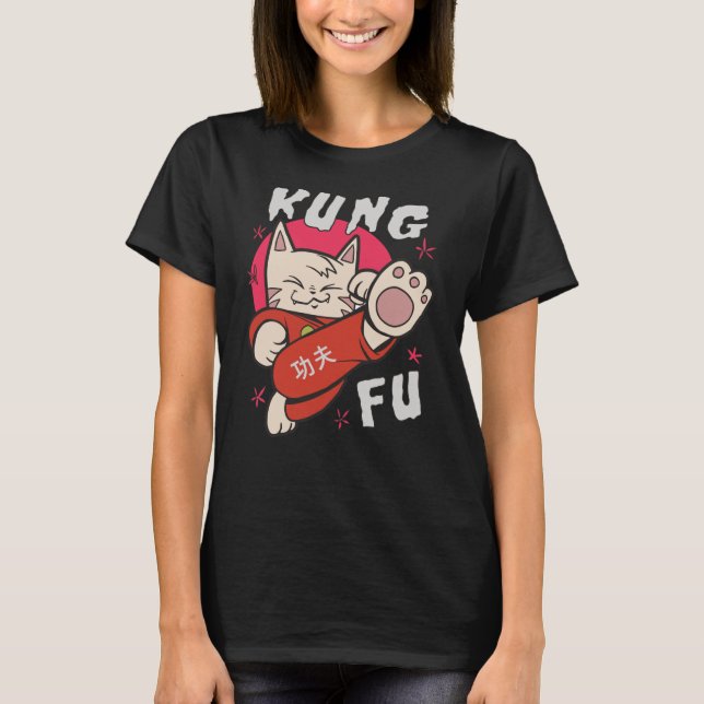Kung Fu Cat T-Shirt (Front)