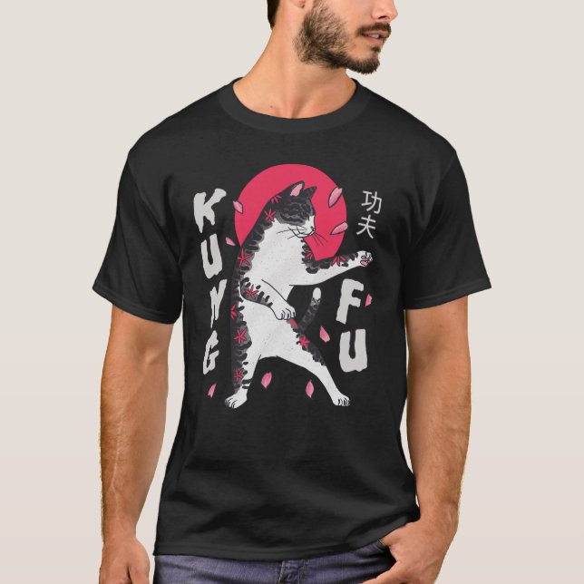 Kung Fu Cat T-Shirt (Front)