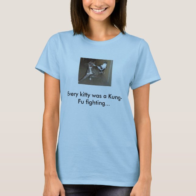 Kung Fu cat T-Shirt (Front)