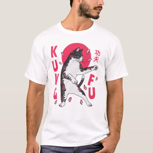 Kung Fu Cat T-Shirt (Front)