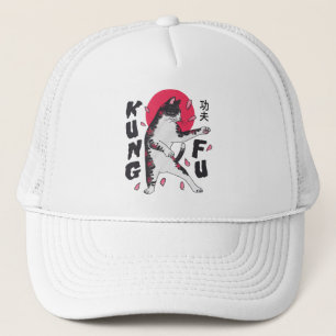 Kung Fu Cat Trucker Hat