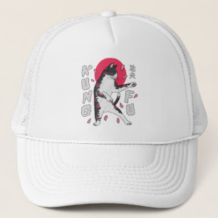 Kung Fu Cat Trucker Hat