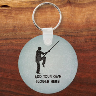 Kung Fu Fighting Technique - own text both sides Key Ring