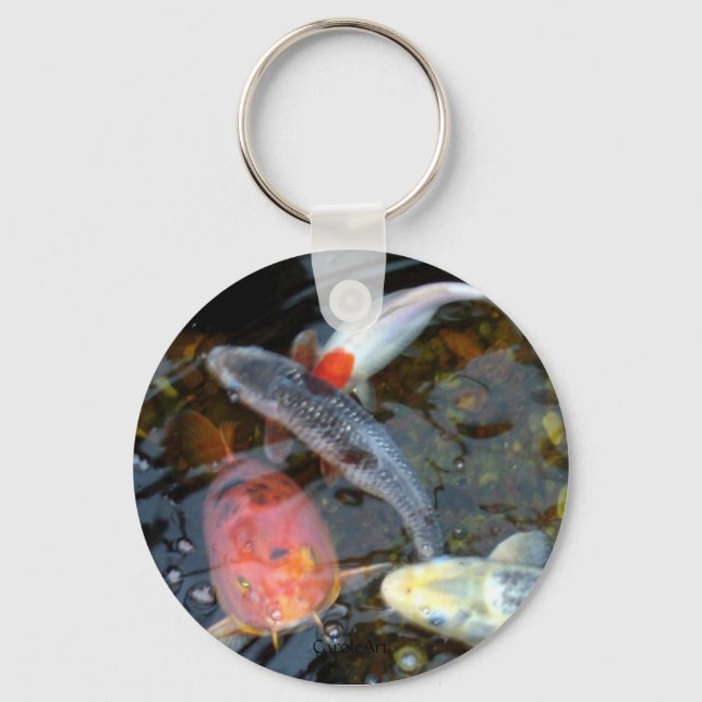 "Kung Fu Koi" Keychain (Front)