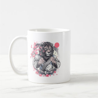 Kung Fu Lion Sakura Mma Kickboxing Judo Taekwondo Coffee Mug
