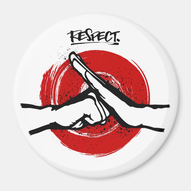 Kung Fu - Martial Arts - Respect Magnet (Front)