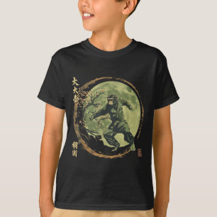 Kung Fu Monkey Jiu-Jitsu Taekwondo Kickboxing T-Shirt