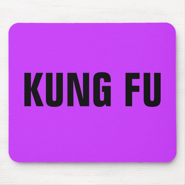 KUNG FU MOUSE MAT (Front)