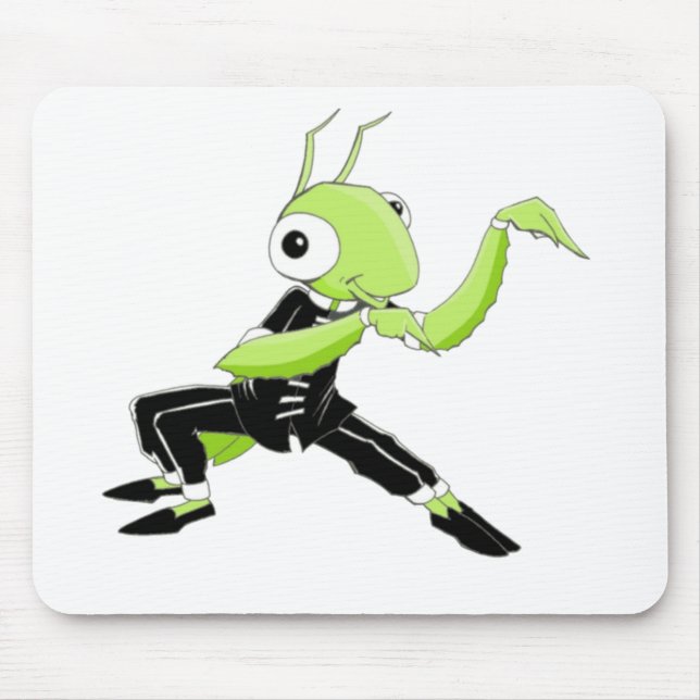 Kung Fu Praying Mantis Mouse Mat (Front)