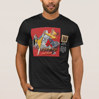 KUNG FU- SCAN QR CODE DAILY FOR KUNG FU LESSONS T-Shirt