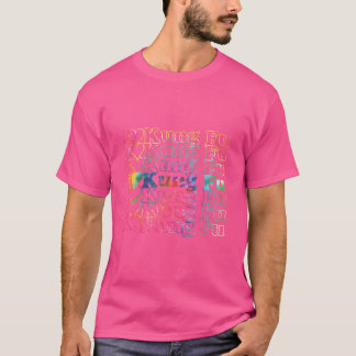 Kung Fu Tie Dye Cool Vintage Inspired T-Shirt