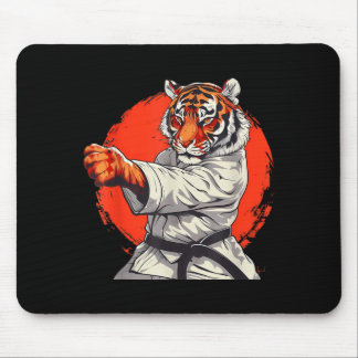 Kung Fu Tiger Martial Arts Kickboxing Taekwondo Mouse Mat