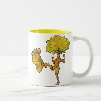 Kung Fu Tree Two-Tone Coffee Mug