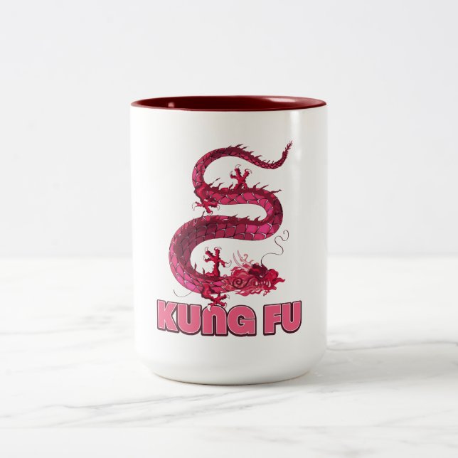 kung fu Two-Tone coffee mug (Center)