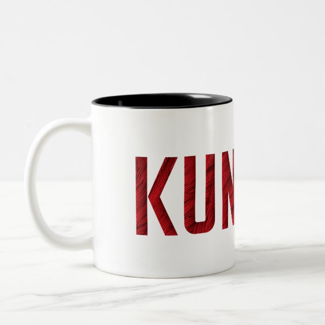 kung fu Two-Tone coffee mug (Left)