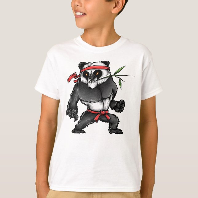 Kung-Fu Zoo Panda T-Shirt (Front)