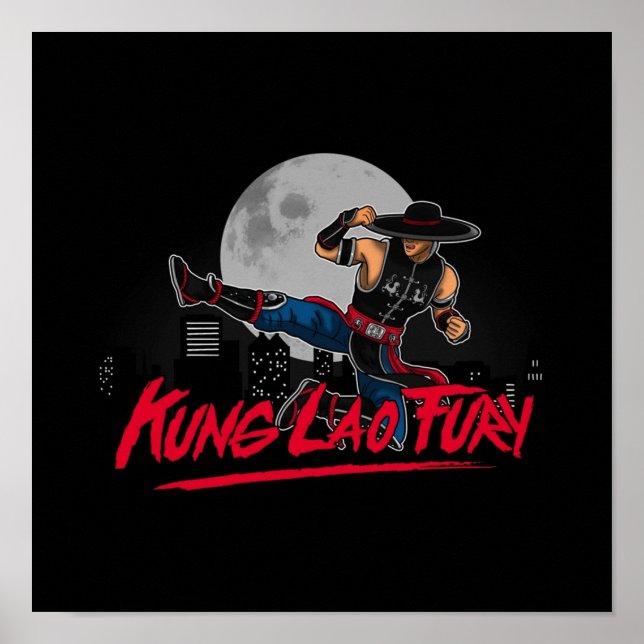 Kung Lao Fury Poster (Front)