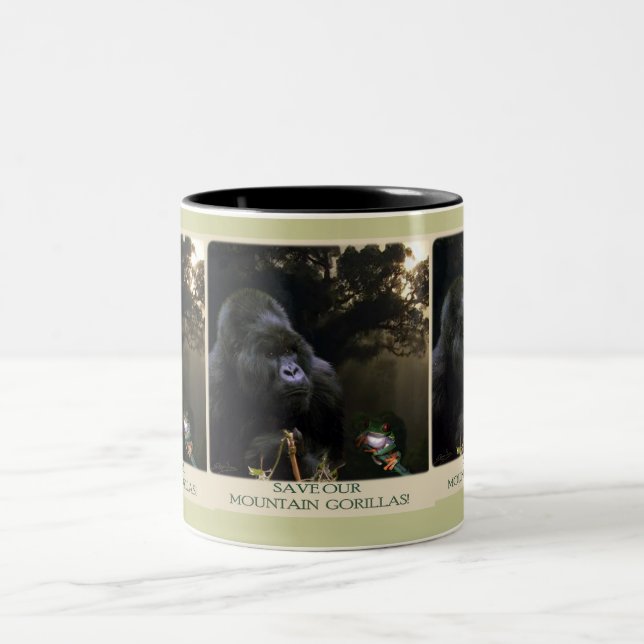 Kunga Mountain Gorilla Wildlife-supporter Mug (Center)