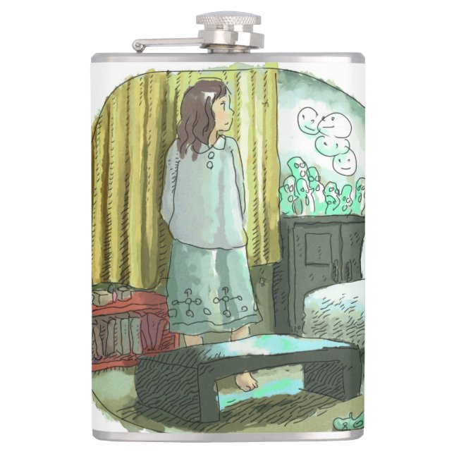 Kuniji Sakuni Hip Flask (Front)