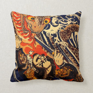 Kuniyoshi Hanagami Danjo no jo Arakage Cushion