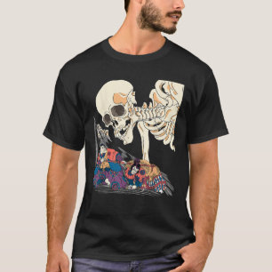 Kuniyoshi Samurai Killing Skeleton Spectre ukiyo e T-Shirt
