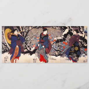 Kuniyoshi Three Women Invitations