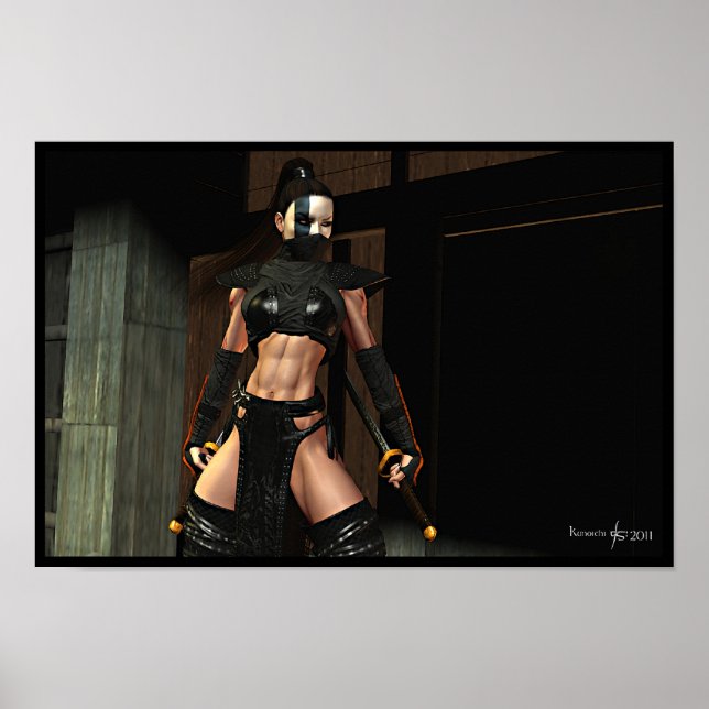 Kunoichi - Female Ninja Poster (Front)
