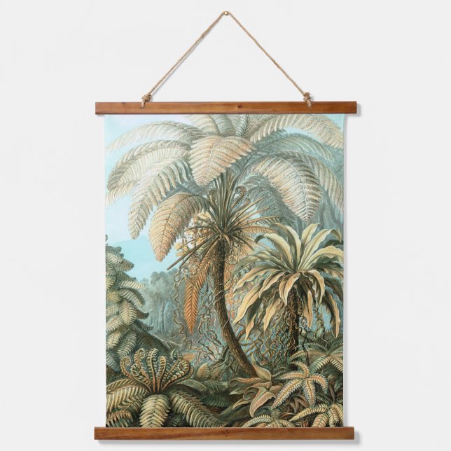Kunstformen der Natur, Filicinae - Ernst Haeckel Hanging Tapestry (Front)