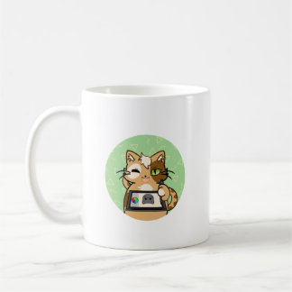 Künstler bei der Arbeit – niedliches Katzendesign Coffee Mug