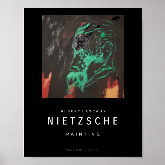 Kunstposter 'NIETZSCHE' Poster (Front)