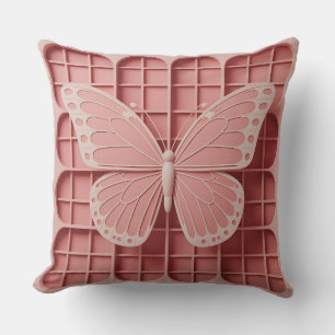 Kupu Spiral Grid 3D Batik Motif Cushion