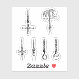 kurapika's chains hunter x hunter sticker pack 