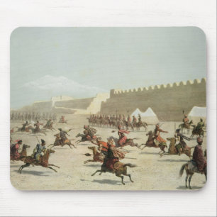 Kurdish and Tatar Warriors at Sadar Abbat, Armenia Mouse Mat