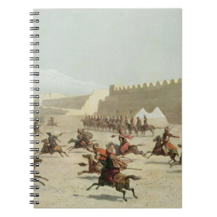 Kurdish and Tatar Warriors at Sadar Abbat, Armenia Notebook