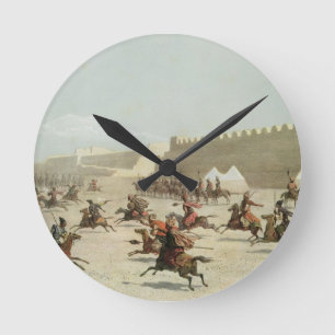 Kurdish and Tatar Warriors at Sadar Abbat, Armenia Round Clock