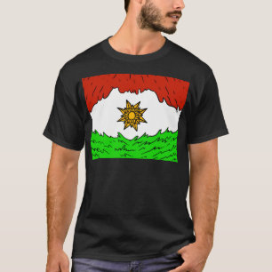 Kurdish Flag. Kurdistan. T-Shirt