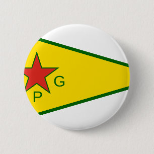 Kurdish Freedom Fighters 6 Cm Round Badge