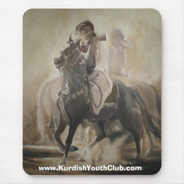 Kurdish Horse, Kurdish Horse Mouse Mat (Front)
