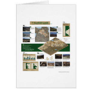 Kurdish Lands Map 1992