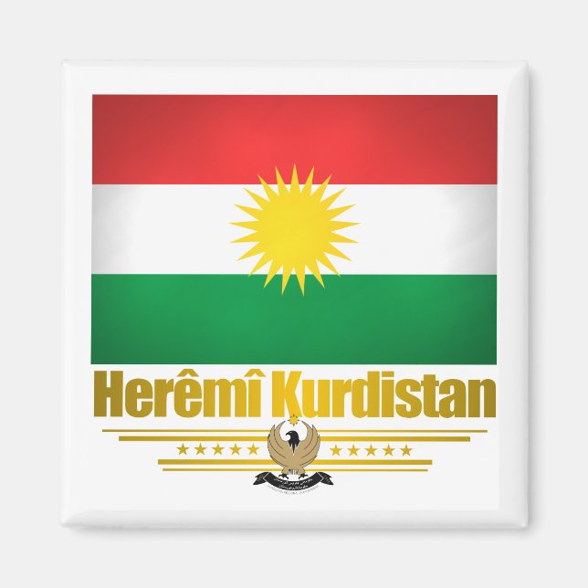 "Kurdish Pride" Magnet (Front)