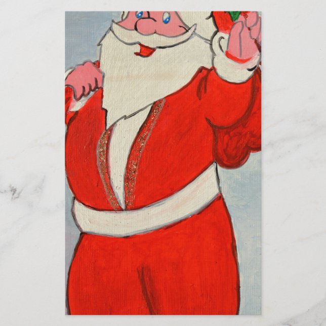 Kurdish Santa Stationery (Front)