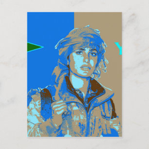 Kurdish YPJ Fighter art 3 Postcard
