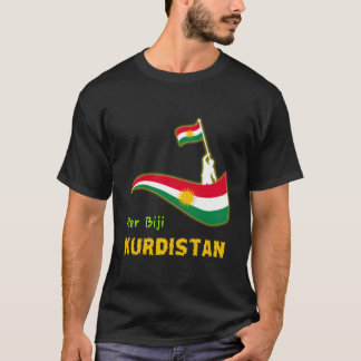 Kurdishkurd Kurdistan Flag T-Shirt