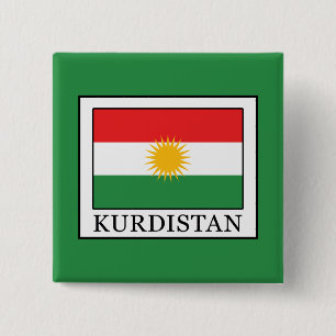 Kurdistan 15 Cm Square Badge