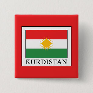 Kurdistan 15 Cm Square Badge