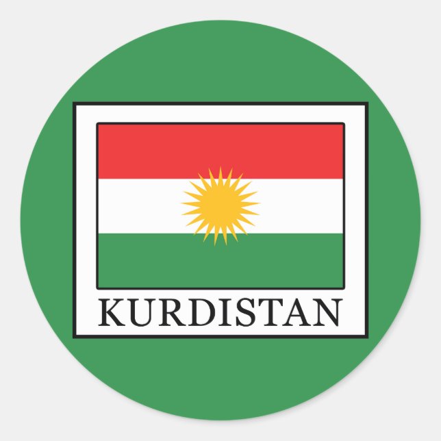 Kurdistan Classic Round Sticker (Front)